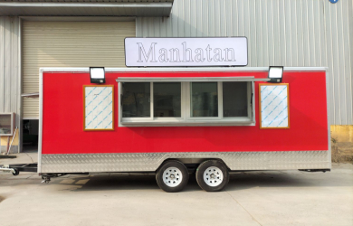 19ft custom mobile kitchen food trailer in maldives